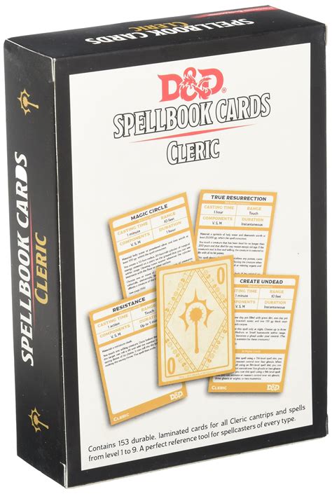 cleric spell 5e|Cleric Spells for Dungeons & Dragons (D&D) Fifth Edition (5e).
